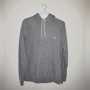 Quicksilver grey hooded sweatshirt XL
